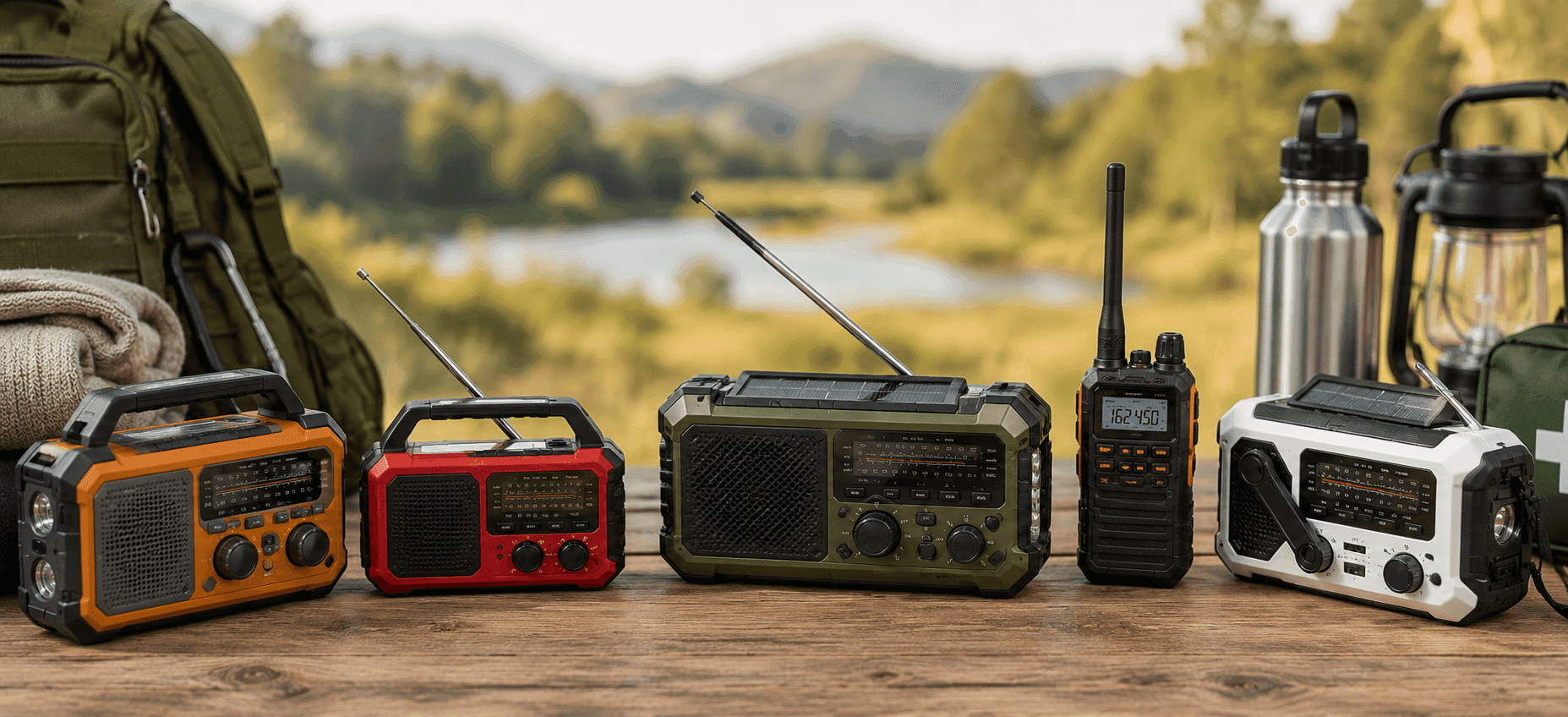 Mejores radios de emergencia con manivela, carga solar, batería y linterna para apagones y situaciones de supervivencia