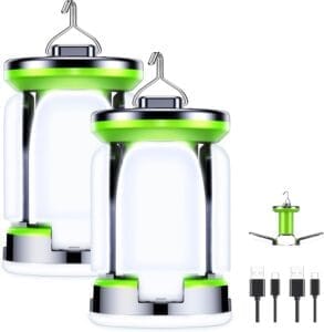 Lámpara LED de camping para kit de emergencia, apagones y situaciones de supervivencia