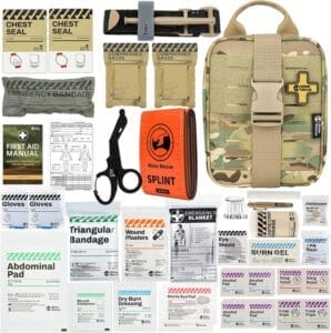 Kit de primeros auxilios táctico RHINO RESCUE IFAK para emergencias