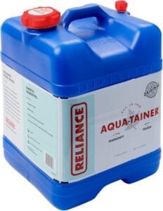 Depósito de agua Reliance Aqua Tainer de 26 litros para almacenamiento de emergencia
