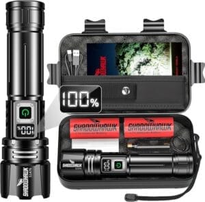 Linterna LED de alta potencia para emergencias, apagones y actividades al aire libre