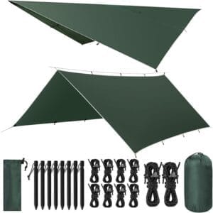 Toldo impermeable multifunción para kit de emergencia 72 horas y supervivencia